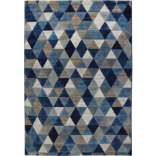 Tapete Monetti Losangos Tons de Azul 0.80m x 1.50m Tapete Monetti Losangos Tons de Azul 0.80m x 1.50m